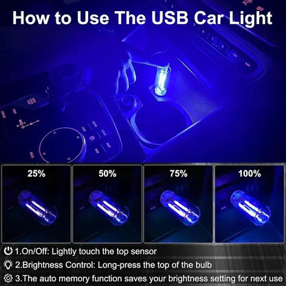【50% OFF！！！】【Kup 3, získej 3 zdarma】6 položky za 560 Kč🚗💡Noční žárovka do auta s USB