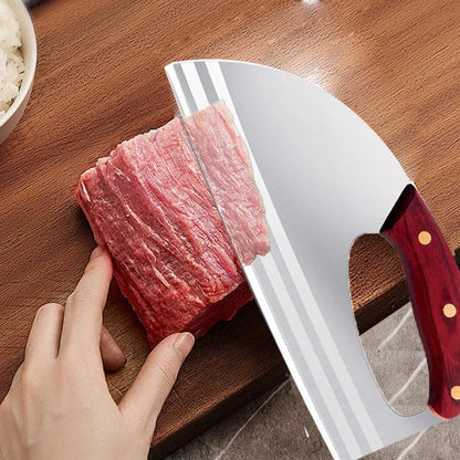 🔥Cuchillo de cocina forjado | Afilado y duradero, con mango ergonómico antideslizante para un corte preciso.