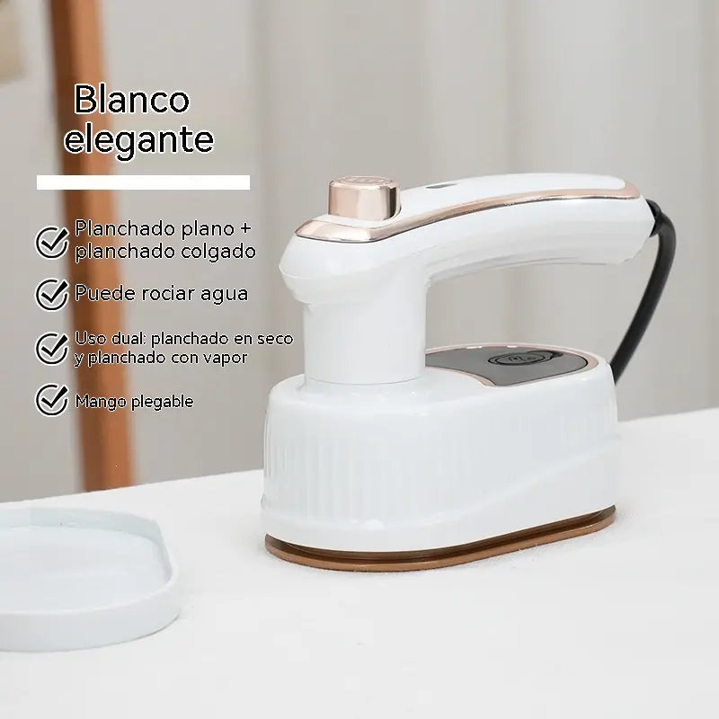 ✨ Nueva plancha de vapor 2 en 1, plancha portátil plegable, plancha doméstica pequeña para uso en seco y húmedo.