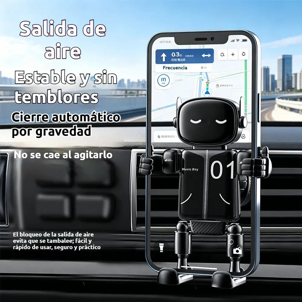 🎉 Soporte universal creativo para teléfono en el coche