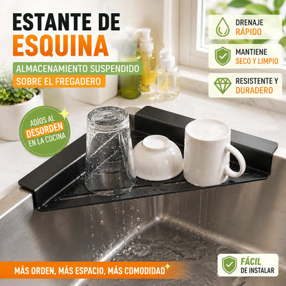 🔥Escurridor de fregadero que ahorra espacio