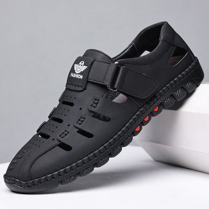 👣【Tallas 38-44】🍃2026 Zapatos casuales transpirables con agujeros, cuero genuino, suela suave, antideslizantes