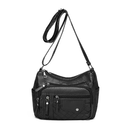 👜Nuevo bolso bandolera/cruzado de piel suave de gran capacidad, elegante y retro.