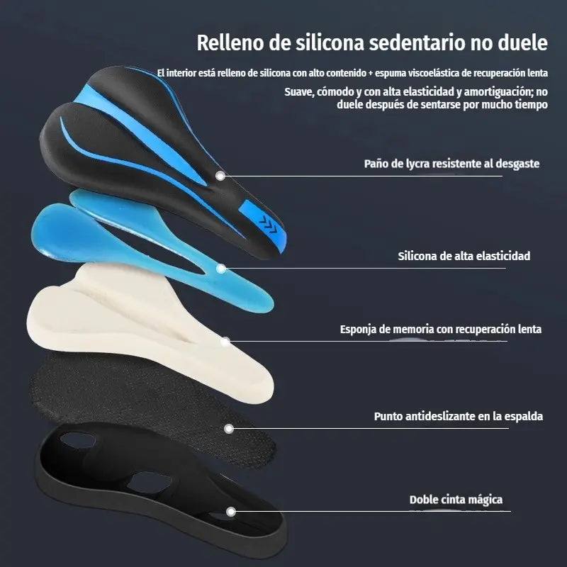 🚴 Funda de Silicona para Sillín de Bicicleta | Más Comodidad y Menos Presión al Pedalear ☁️