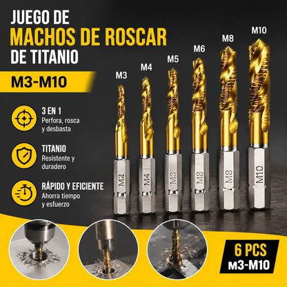 🔥（12 piezas）🧰🔩 Juego de brocas multiusos