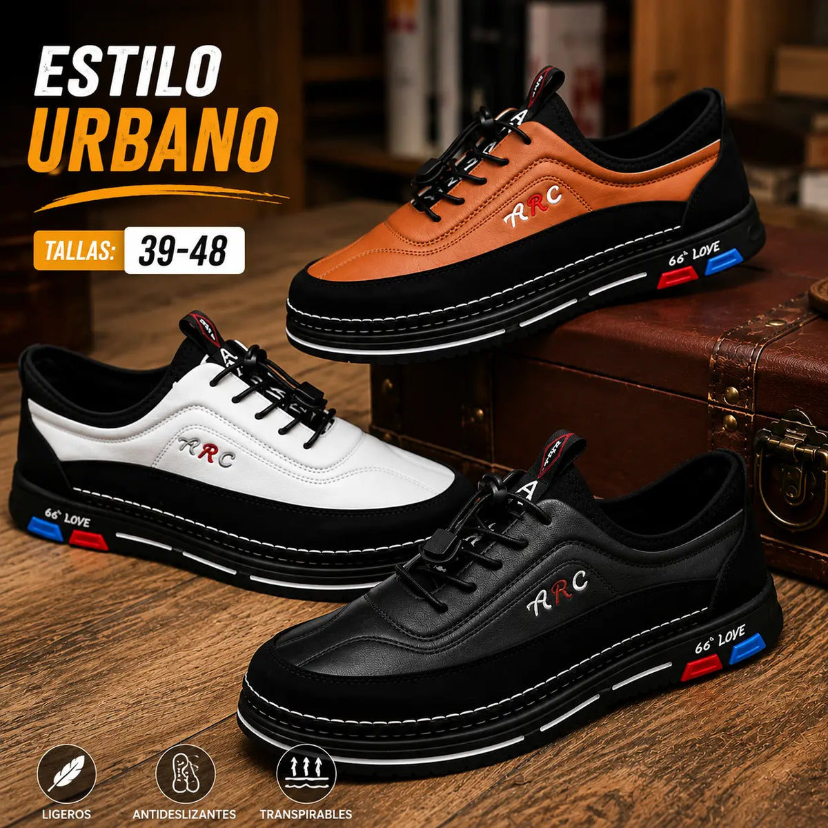 💯🔥👟【39-48】Los zapatos de negocios casuales para hombre están hechos de cuero impermeable y resistente a las manchas con una suela suave para un uso cómodo.