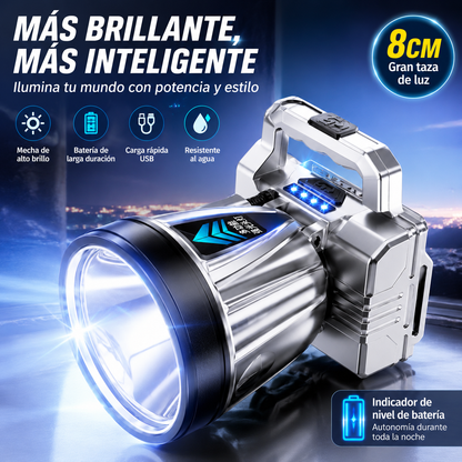 ⚡Foco de búsqueda montado en la cabeza de alto rendimiento 🔋 Batería de litio recargable de larga duración, 💡 luz superbrillante, 💧 resistente al agua, perfecto para pesca y exteriores.