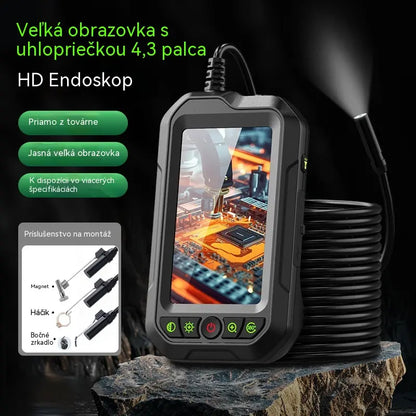 🔍 Časovno omejena ponudba: 50-odstotni popust! ✨ Prenosna endoskopska kamera HD 1080p s 4,3-palčnim zaslonom – vodoodporna (IP67), za natančne preglede, z dolgotrajno baterijo ✨