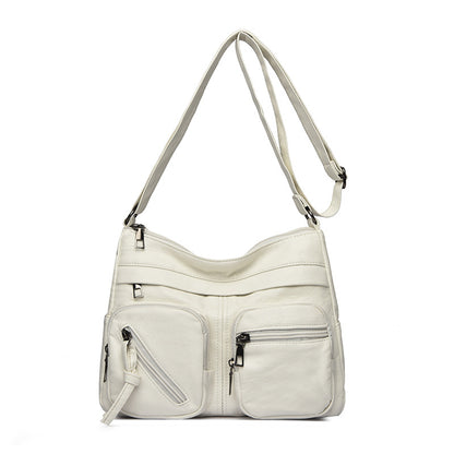 【💥Último día de rebajas💥】Nuevo bolso bandolera multicapa de gran capacidad para mujer, elegante y sencillo.