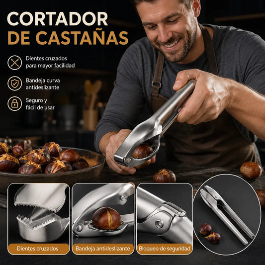 【Compre 1 y obtenga 1 gratis】【2 piezas 】 Clip de apertura de castaño para el hogar, ¡se abre fácilmente con un toque sin lastimarse las manos!
