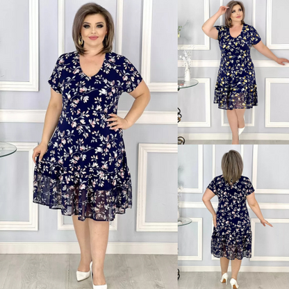 🔥【S-5XL】👗El nuevo vestido de moda, diseño clásico, elegante y sencillo.