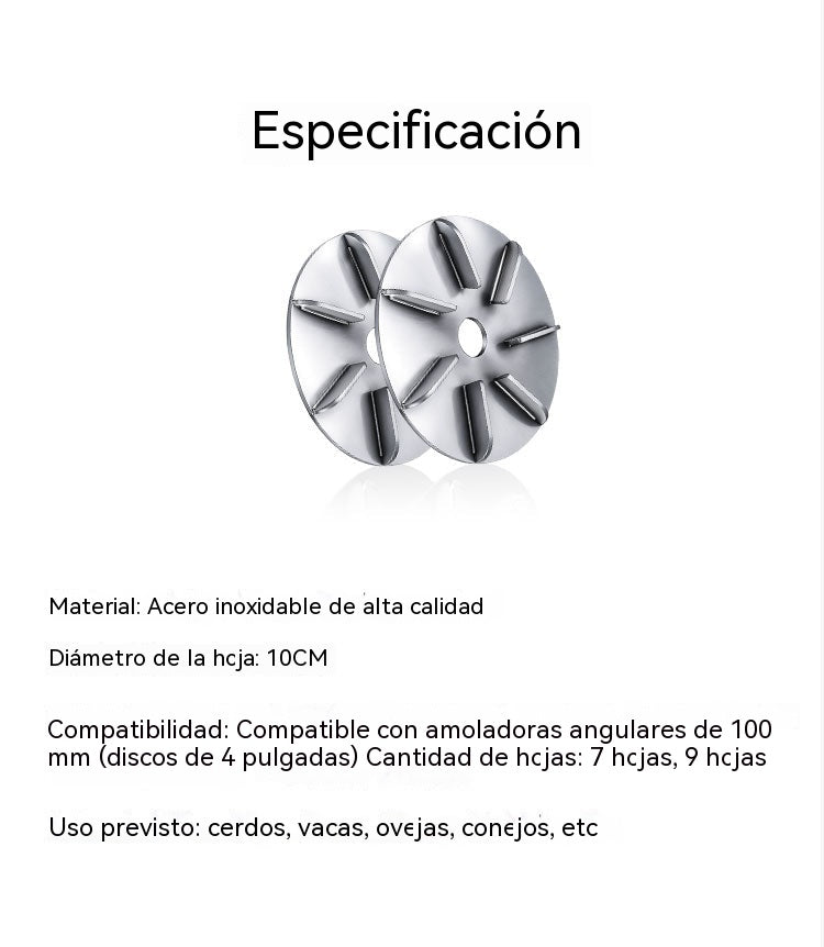 [2 piezas 27 euros]Disco raspador para eliminar el pelo de cerdo que ahorra esfuerzo