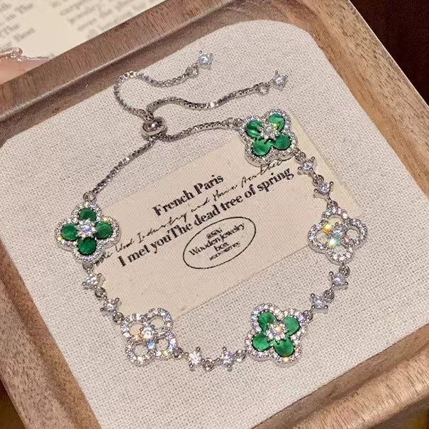 🌟🌟Pulsera de la suerte de trébol de cuatro hojas versátil y de alta calidad, un artículo superventas en 2026.