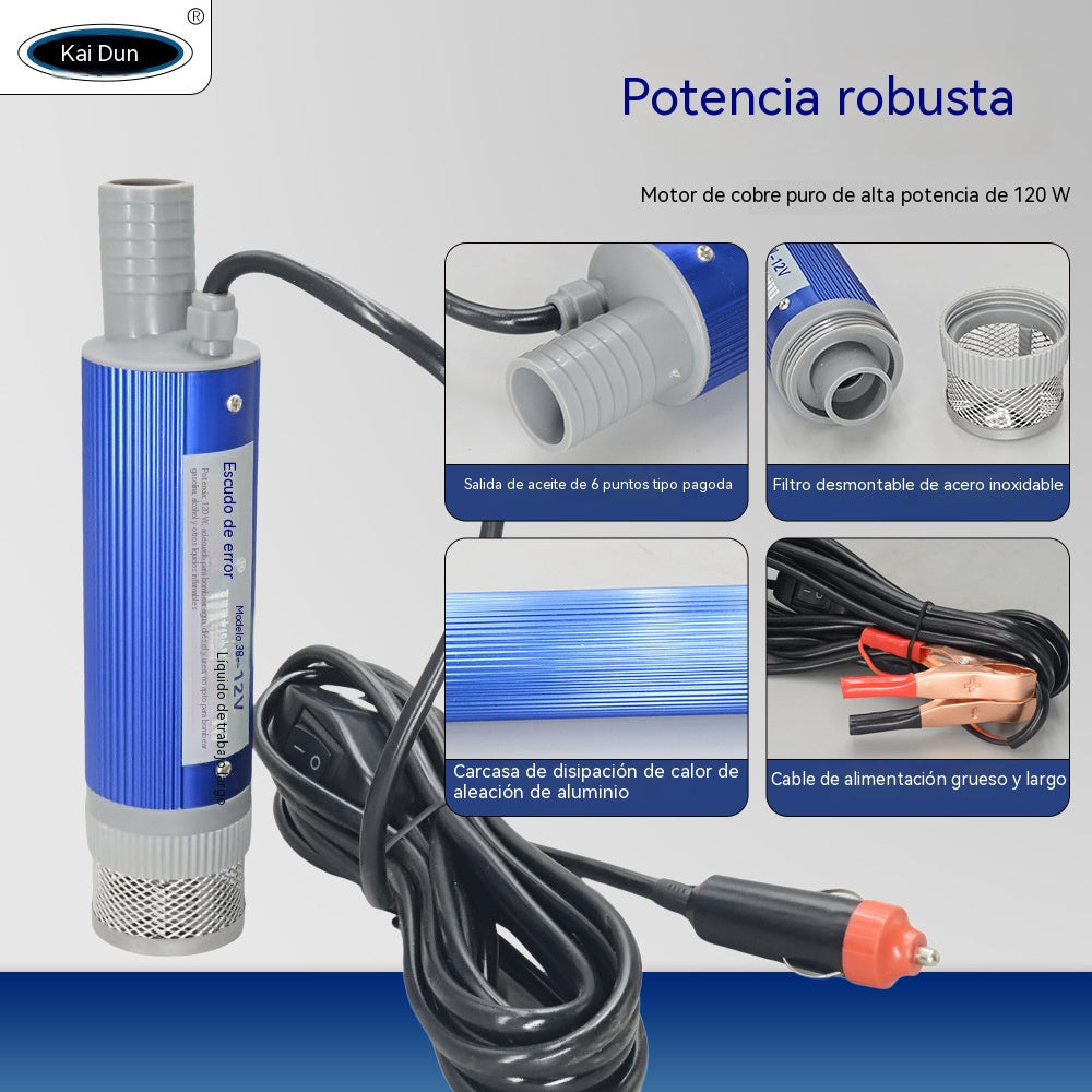 💥✅🔥Nueva bomba de aceite con batería de litio Denaqi, 21 V, bomba de aceite y agua de doble uso, batería de litio