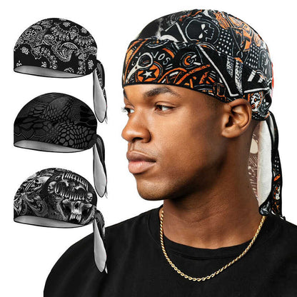 🔥【Compra 1 lleva 1 gratis】🏝legante sombrero/pañuelo para la cabeza de estilo retro hecho de seda transpirable