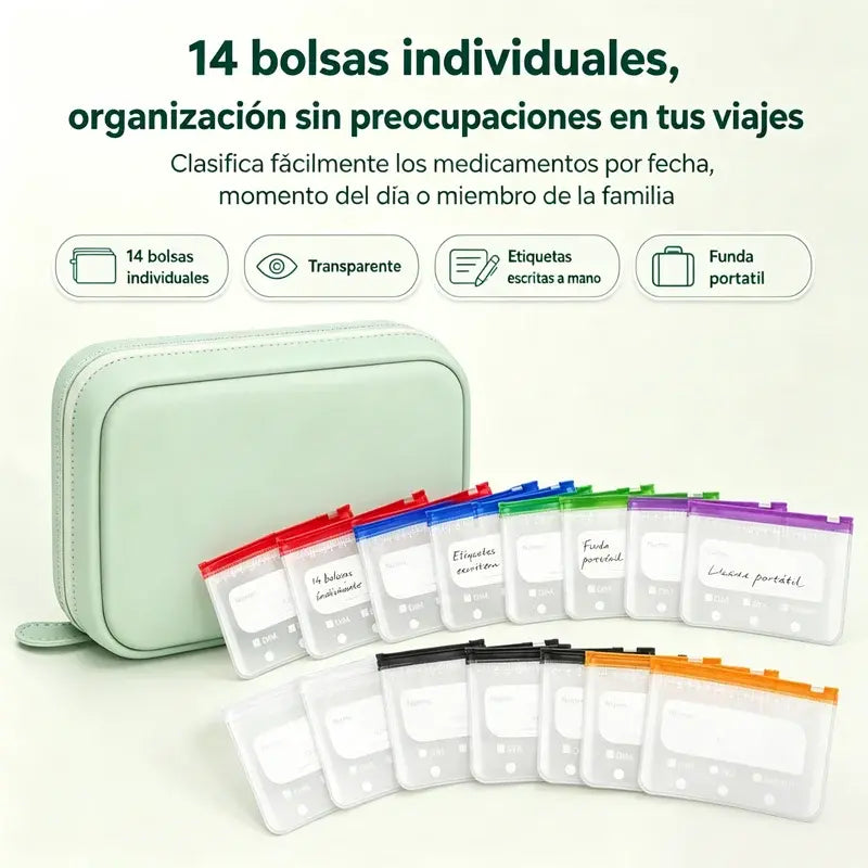 （Página 14）💊 Bolsa Impermeable para Medicamentos – Organizador Portátil para Medicinas y Accesorios, Ideal para Viajes, Hogar y Uso Diario