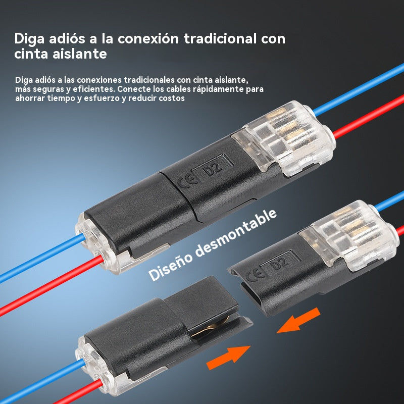 [40 piezas 21 euros] Bloques de terminales LED sin soldadura ni pelado
