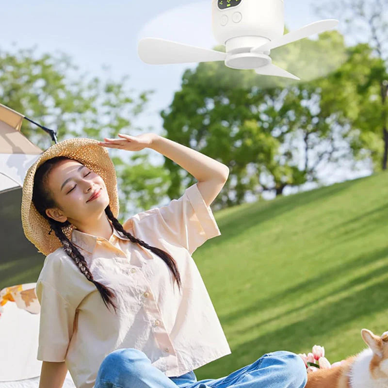 ⏰ Oferta limitada: ¡Ventilador de techo inalámbrico con luz LED! 🌬️✨