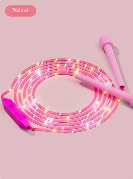 🏃【Kupte 2, získejte 2 zdarma】4 kus 560 českých korun🌈 LED svítící švihadlo pro děti