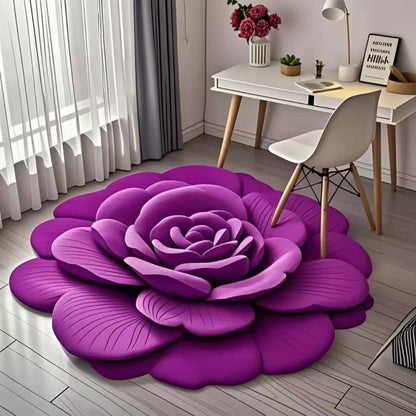 🌺 Elegante alfombra floral ✨Secado rápido, absorbente y antideslizante