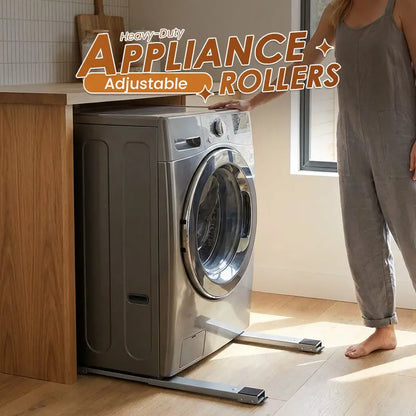 ⚙️Soporte con ruedas fácil de mover: portátil, protege los suelos, soporta hasta 300 kg✨