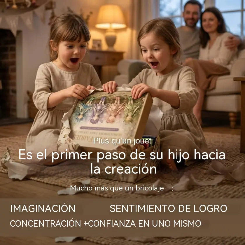 🌸50% de descuento - Serie de costura de cuentos de hadas - Set de muñecas de hadas de patchwork para hacer tú mismo✨👼