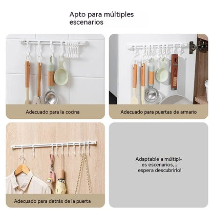 [4 piezas 26 euros]Gancho multifuncional para riel deslizante
