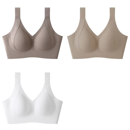😍【Paquete de 3】Sujetador inalámbrico de una pieza para mujer❤️【40-95 kg】