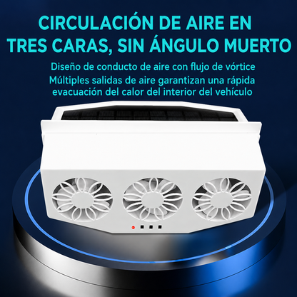 ☀️ Ventilador Solar de Alta Potencia – Aire Fresco Sin Gastar Electricidad