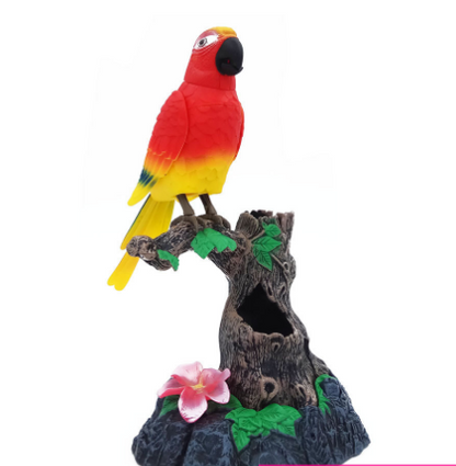 🦜Juguete inteligente para pájaros con sensor controlado por voz, juguete para loros que puede aprender a hablar