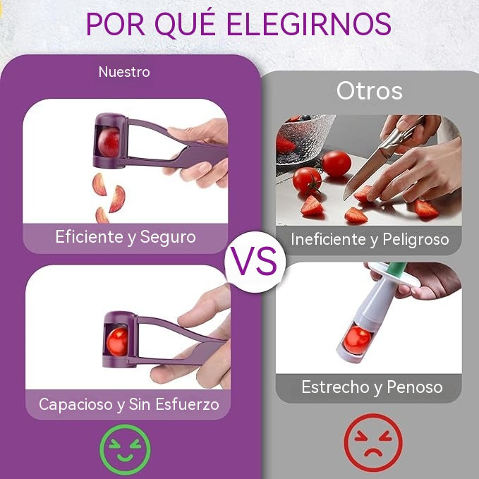 Cortador de frutas 3 en 1