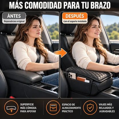🔥 ¡50 % de descuento ahora! 🚗 Funda para reposabrazos de consola central (con bolsillo lateral de almacenamiento): suave acolchado protector combinado con funcionalidad de almacenamiento.