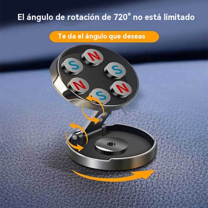🔥【Compra 1 y llévate 1 gratis】✨ Nuevo soporte magnético potente para teléfono con rotación de 360 grados