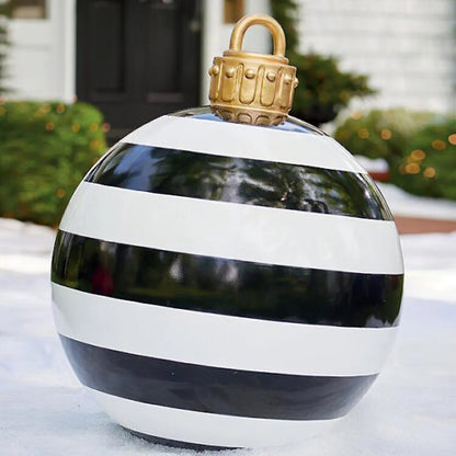 🎃🎅【50%OFF】👻🎄 Bola decorativa inflable de PVC para exteriores – perfecta para Halloween y Navidad