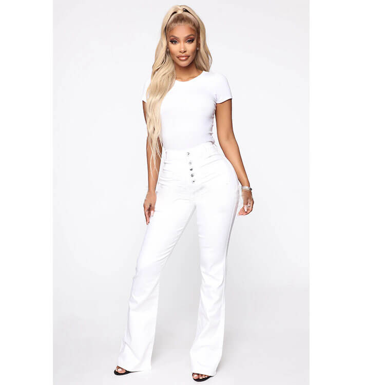 🔥【S-4XL】Pantalones acampanados para mujeres de cintura alta.