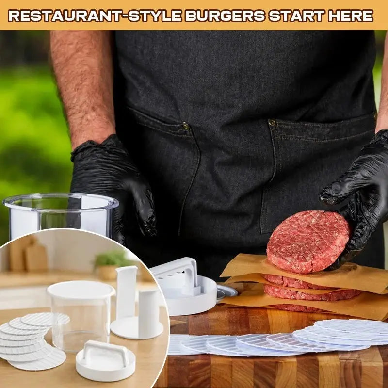 Herramienta innovadora, práctica y superventas para hacer hamburguesas