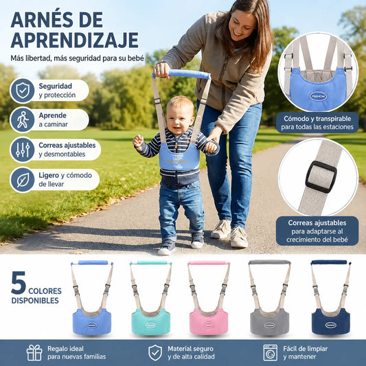 50%OFF👶🧸 Arnés para Aprender a Caminar | Correa de Apoyo para Bebés, Cómoda y Transpirable