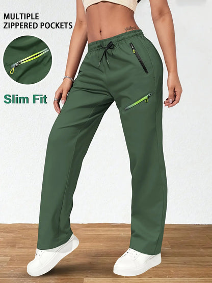 ⏳ Časově omezená nabídka 🔥 Dámské cargo kalhoty rovného střihu — Elastický pas; ideální do práce, na cesty i pro každodenní nošení 👖✨