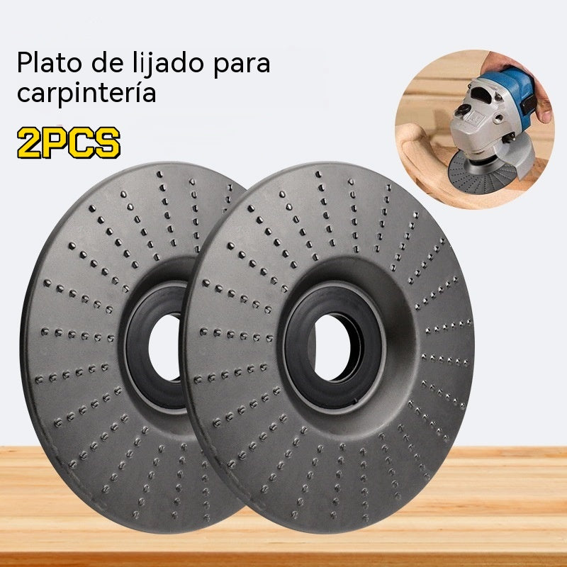 【Compra 1 y llévate 1 gratis】【2 pieza】⚙️🧰 Disco multifuncional para dar forma a la lijadora angular para madera