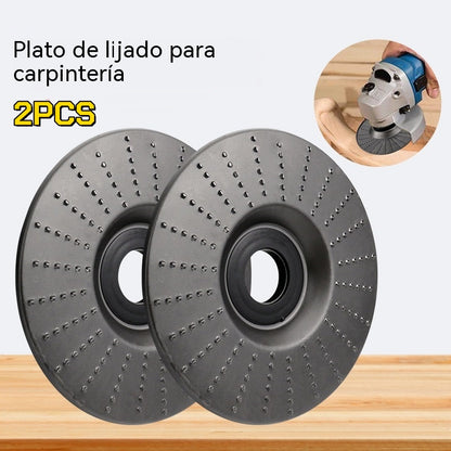【Compra 1 y llévate 1 gratis】【2 pieza】⚙️🧰 Disco multifuncional para dar forma a la lijadora angular para madera