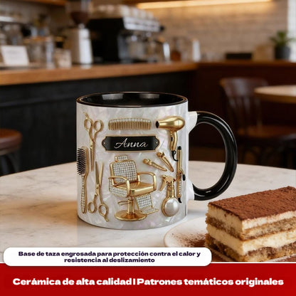 ✨✂️Taza de café de cerámica personalizada, ligera y lujosa
