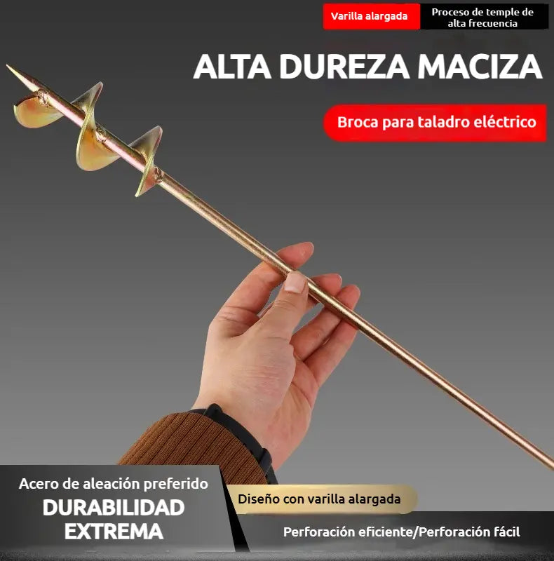 【longitud 50cm】✨ Varilla perforadora para agujeros de trasplante en invernaderos