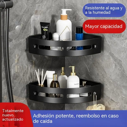 Estante triangular para el baño
