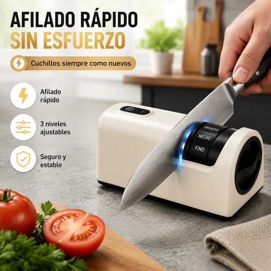 ⏳ ¡40% de descuento! 🔪 Afilador de cuchillos eléctrico inalámbrico multifuncional, recargable ✨