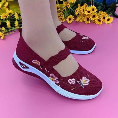🥰✨【Oferta por tiempo limitado】💐【36-41】Zapatos cómodos, transpirables y antideslizantes para personas de mediana edad y mayores.