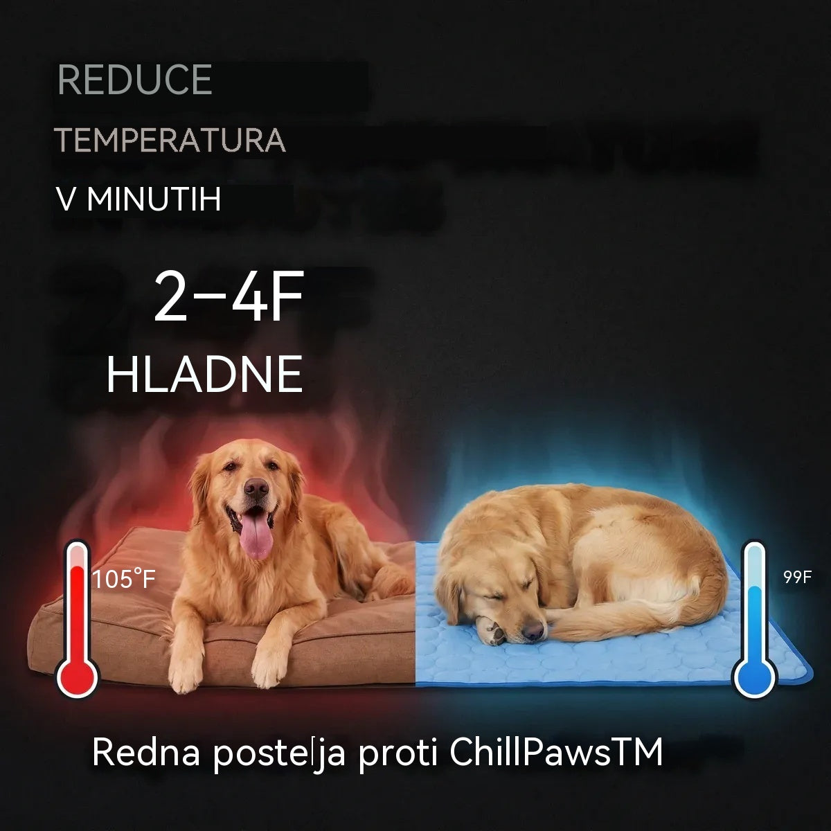 🧊⚡ Poletna razprodaja! Hladilna podloga za hišne ljubljenčke (brez vode) – Zračna oksfordska tkanina, primerna za vsako ležišče ali kletko.