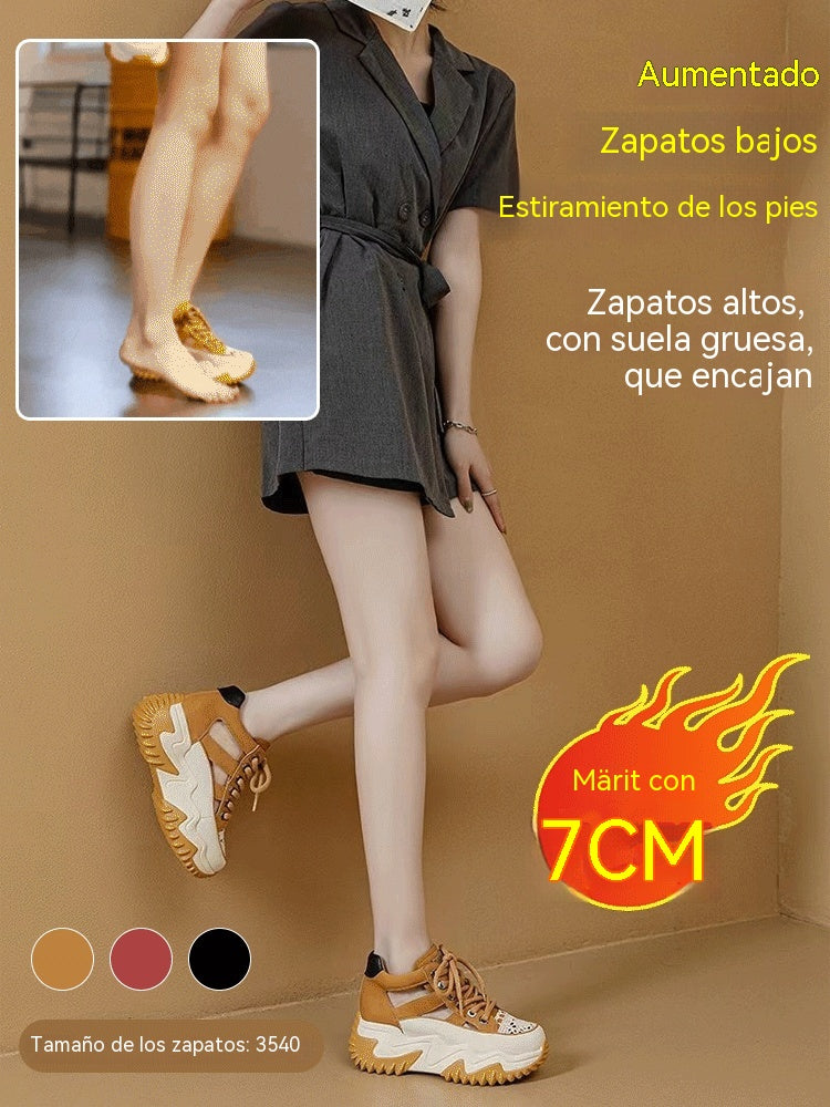 【35-40】Nuevas sandalias casuales transpirables de verano para mujer, con suela gruesa.