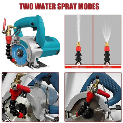 【Cabezal de aspersor + junta de conversión + tubería de agua de 5 metros】Cortador de agua + tubería de agua de PVC