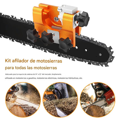Amoladora de cadena de motosierra, amoladora de rotación manual de cadena de motosierra