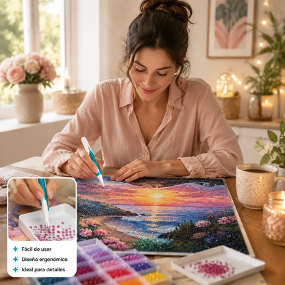 ⏰ Último día: 50 % de descuento – 💎 Set de bolígrafo dispensador automático y bandeja para Diamond Painting